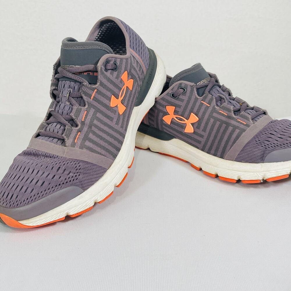 Under Armour Womens 8.5 Speedform Gemini 3 Running Shoes Purple 1285481-033